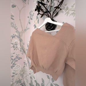 Line & Dot Off-shoulder Sweater - excellent condition